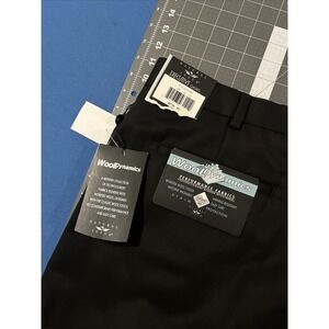 Natural Issue Dress Pants Mens 42x30 Black Executive Classic Wool Dynamics - New